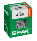 Preview: SPAX Universalschraube WIROX, 4 x 30 mm, 150 Stück, Teilgewinde, Senkkopf, 4191010400307